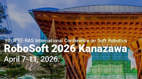 The official banner for RoboSoft 2026, featuring the iconic Tsuzumi-mon Gate at Kanazawa Station.