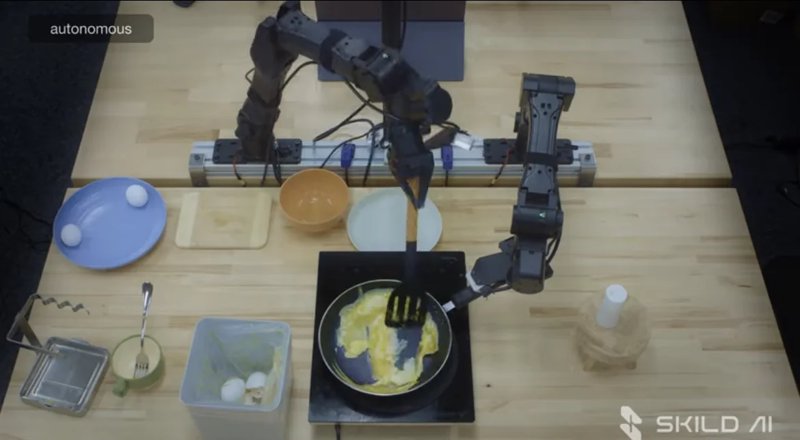 Skild AI Teaches Robots to Cook via YouTube