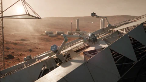 Cosmic Robotics to Build Martian City Without Humans Initially