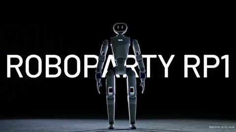 RoboParty RP1 Crashes Humanoid Scene No Black Boxes Invited