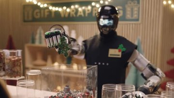 Robot Christmas 2025: Dancing Presidents & Popcorn Optimus