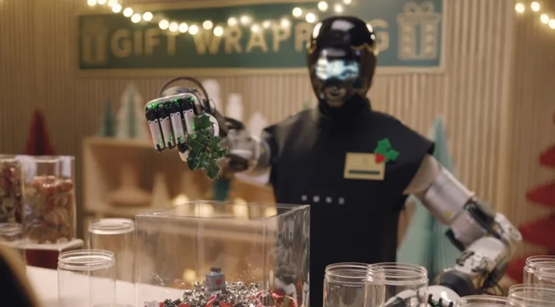 Robot Christmas 2025: Dancing Presidents & Popcorn Optimus