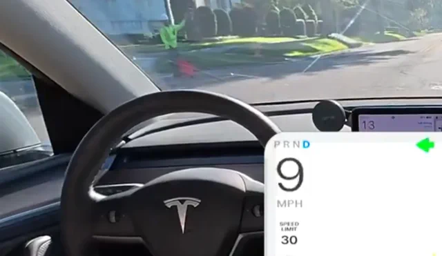Tesla FSD v14 Recognises Human Hand Signals