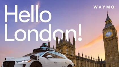 Waymo Robotaxis Arrive in London