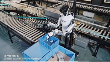 RobotEra Humanoid Tackles Warehouse Chaos