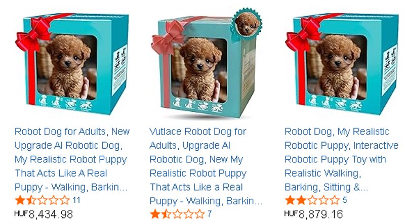 Viral 'AI' robot dogs: Still a scam