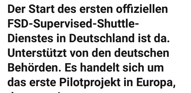 Germany Approves Driverless Tesla Shuttle on Public Roads