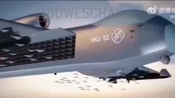 China's 16-Tonne 'Jiu Tian' Drone Mothership Takes Flight