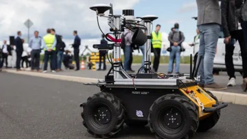 Meet Hungary's New Robot-Drone Security Tag Team