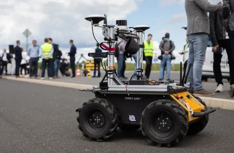 Meet Hungary's New Robot-Drone Security Tag Team