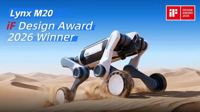 Another Win: DEEP Robotics’ Lynx M20 Scoops iF Design Award
