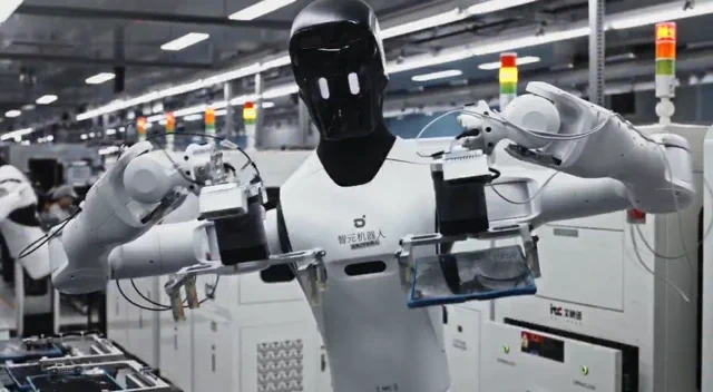 Humanoid Robots Start Work at Electronics Factory