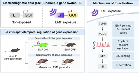 Scientists Use Wall Outlet Frequency to Wirelessly Flip Genes in Mice