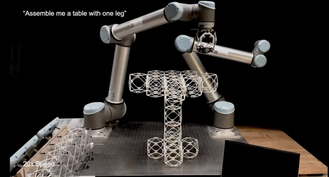 MIT Robot Builds Furniture From Voice Commands in Minutes