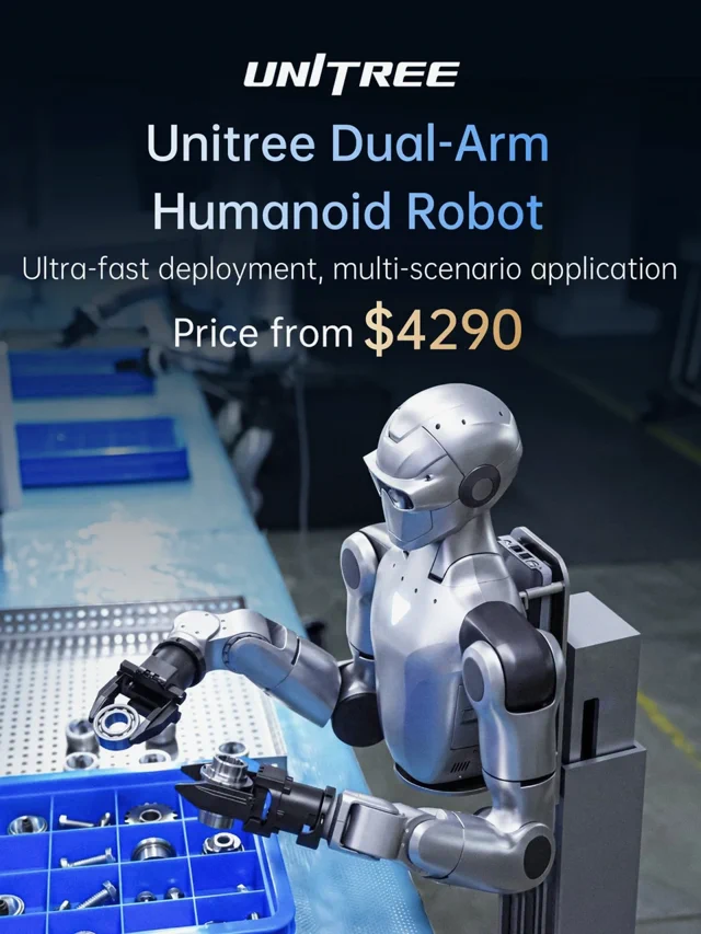 Unitree Launches $4,290 Dual-Arm Robot - Yes, You Read That Right