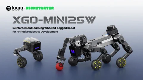 This Wheeled-Legged Robot Dog Wants to Be Your AI Guinea Pig