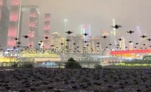 China Leads Drone Swarm Tech with Mesmerising Display