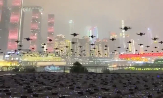 China Leads Drone Swarm Tech with Mesmerising Display