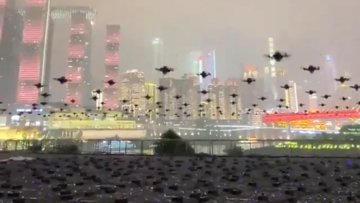 China Leads Drone Swarm Tech with Mesmerising Display