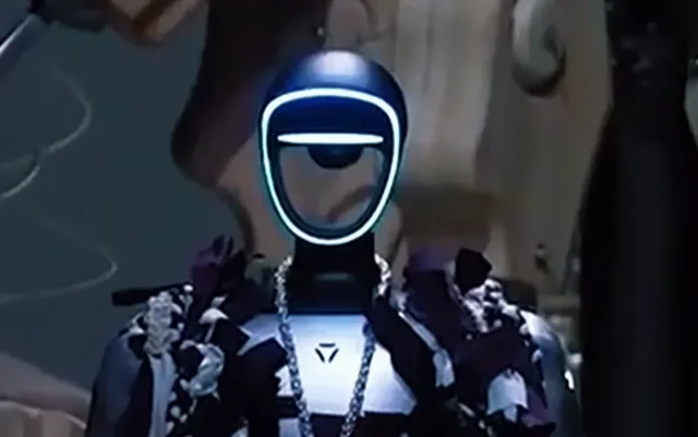 Unitree G1 Robot Parádezik a Shanghai Fashion Week kifutóján