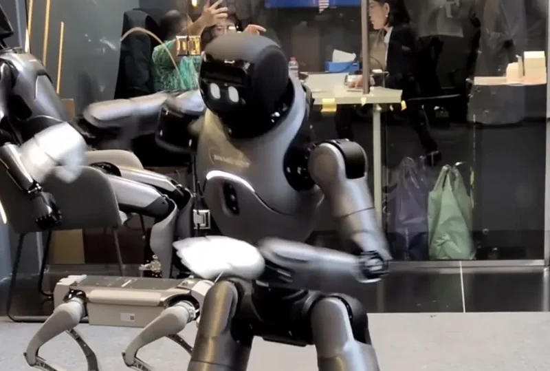 Mangsbot Robot Busts a Move at GITEX 2025