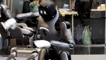 Mangsbot Robot Busts a Move at GITEX 2025