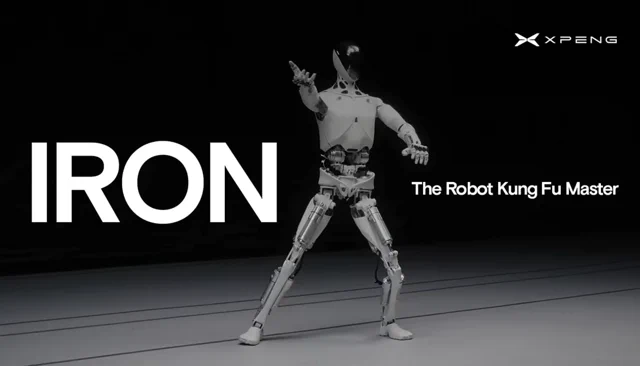XPENG's IRON Robot is a Kung Fu Master