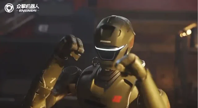 EngineAI T800 Robot Practices Flying Kicks