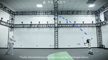 PHYBOT C1 Robot Trades Chores for Badminton