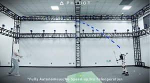 PHYBOT C1 Robot Trades Chores for Badminton