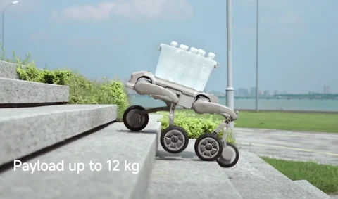 Genisom L1: 15kg Quadruped with Wheels & 100 TOPS Brain