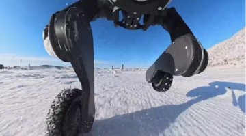 Deep Robotics M20: Drifting Through -30°C Snow Like a Pro