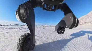 Deep Robotics M20: Drifting Through -30°C Snow Like a Pro