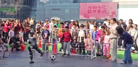 Booster Robots Take to the Football Pitch with Kids in Shenzhen