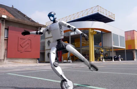 Unitree G1 Ditches Walking for Wheels and Pure Style