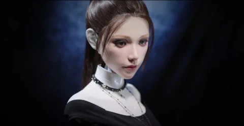 AheadForm Origin F1 Robot Has Unnervingly Human Gaze