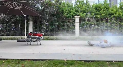 DEEP Robotics Quadruped Robot Is Now a Firefighter