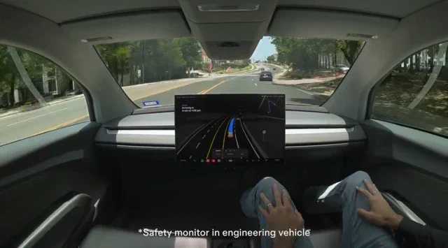 Tesla Cybercab hits Austin streets without a steering wheel