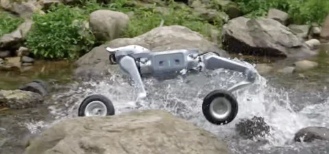 Unitree New Robot Dog Has Wheels To Outrun Your Nightmares