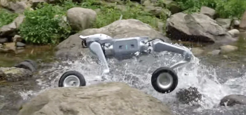 Unitree New Robot Dog Has Wheels To Outrun Your Nightmares
