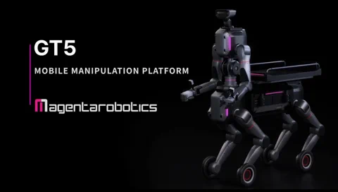Magenta Robotics GT5: Four-Legged, Two-Wheeled, Dual-Armed Butler