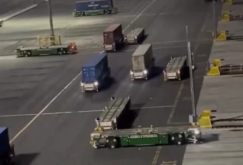 China's Smart Port: Robots on the Move