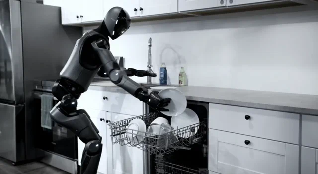Robot Tackles Household Chores in Kitchen Demo