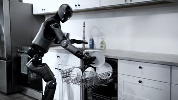 Robot Tackles Household Chores in Kitchen Demo