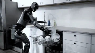 Robot Tackles Household Chores in Kitchen Demo