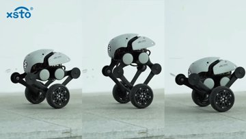 XSTO Biped Robot: Wheeled Legs Master Challenging Terrain