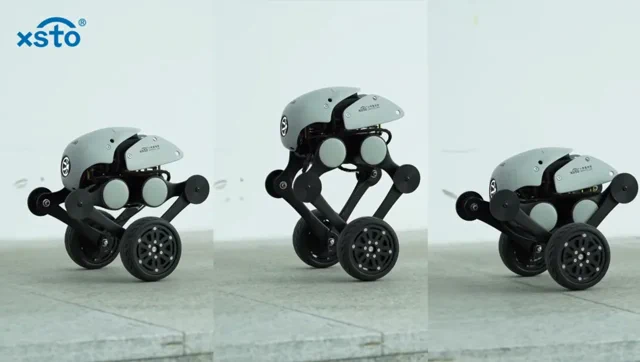 XSTO Biped Robot: Wheeled Legs Master Challenging Terrain