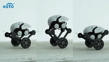 XSTO Biped Robot: Wheeled Legs Master Challenging Terrain