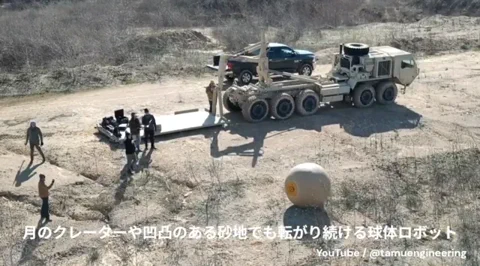 Rolling Sphere Robot Conquers Lunar Terrain