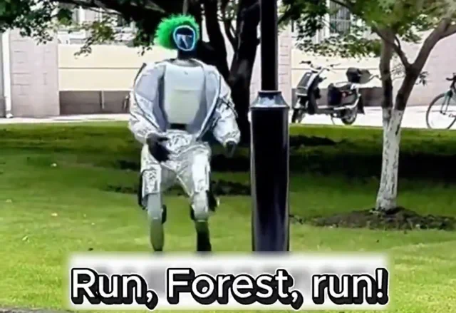 Robot Child's Neighbourhood Adventure Goes Horribly Wrong